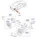 mobis bulb combination taillamp hyundai ix55 2006-15